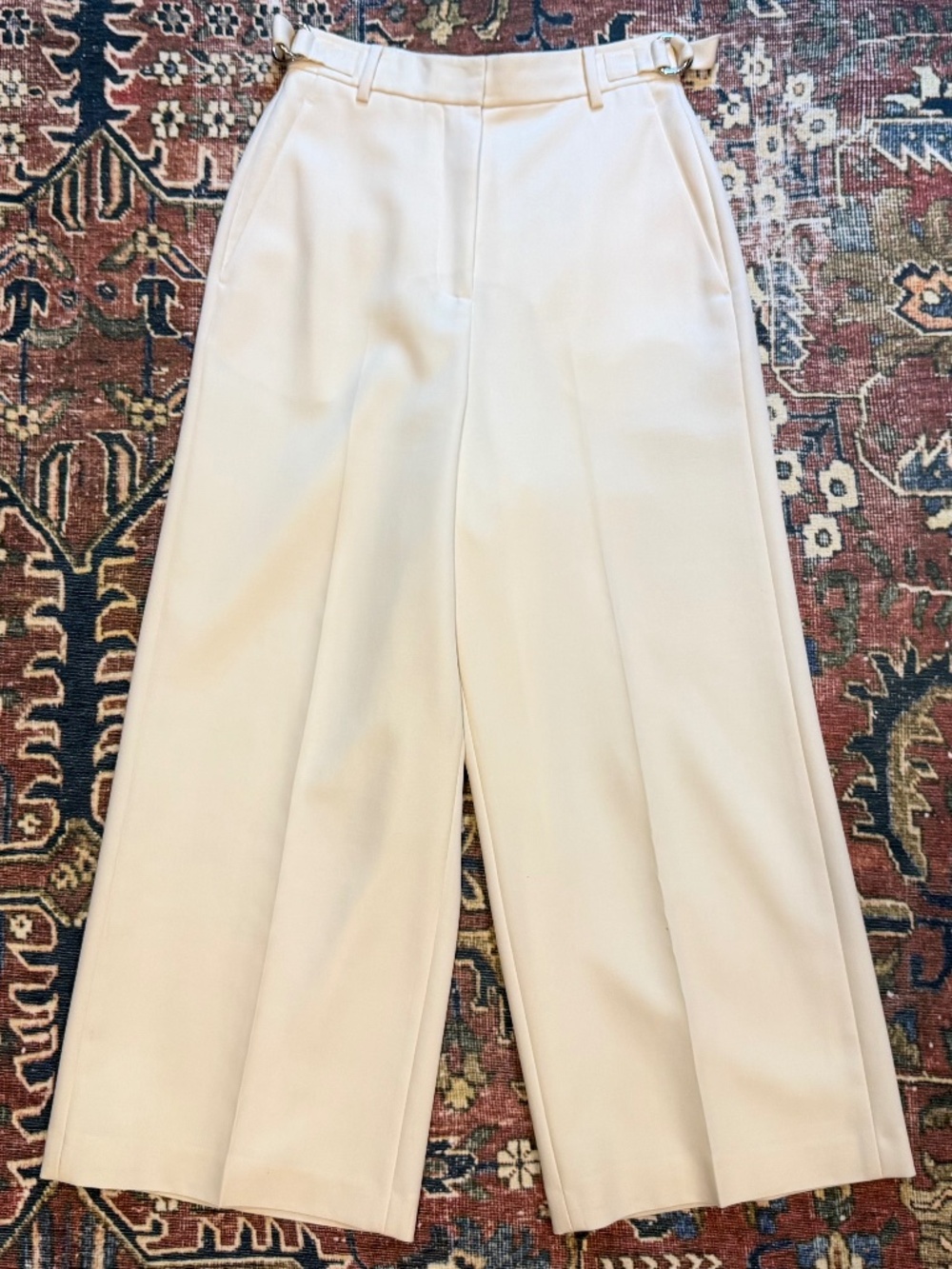 ALEXANDER WANG CROP WIDE LEG TROUSERS